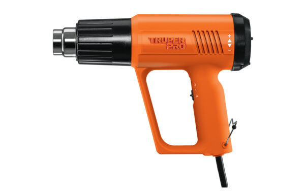 Pistola de calor 2000W con 9 accesorios, TRUPER PRO