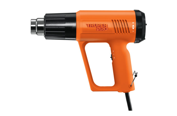 Pistola de calor 2000W con 9 accesorios, TRUPER PRO