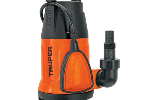 Bomba sumergible plástica, 1-1/2 HP para agua sucia, Truper
